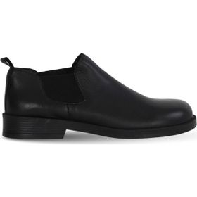 Bueno Shoes 01WF2002 Siyah Deri Kadın Düz Ayakkabı