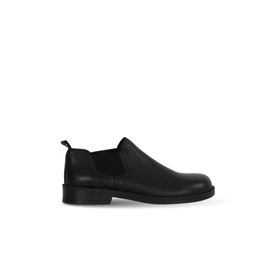 Bueno Shoes 01WF2002 Siyah Deri Kadın Düz Ayakkabı
