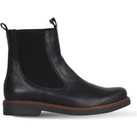Bueno Shoes 01WF2205 Siyah Deri Kadın Düz Bot
