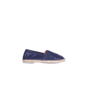 Bueno Shoes 01WJ0300 Lacivert Deri Kadın Sandalet