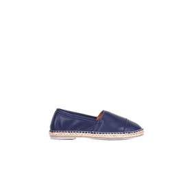 Bueno Shoes 01WJ0300 Lacivert Deri Kadın Sandalet