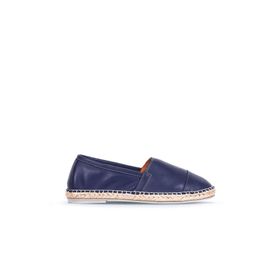 Bueno Shoes 01WJ0300 Lacivert Deri Kadın Sandalet