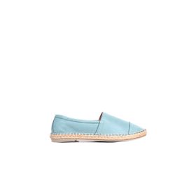 Bueno Shoes 01WJ0300 Mavi Deri Kadın Sandalet