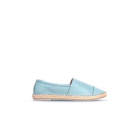 Bueno Shoes 01WJ0300 Mavi Deri Kadın Sandalet