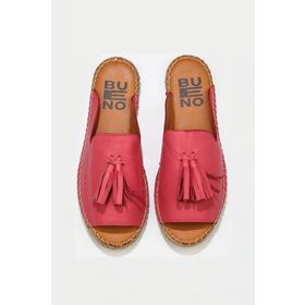 Bueno Shoes 01WJ0311 Fuşya Deri Kadın Terlik