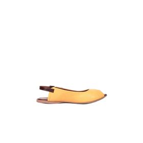 Bueno Shoes 01WJ2100 Gri Taba Deri Kadın Düz Sandalet