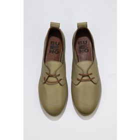 Bueno Shoes 01WJ2123 Haki Deri Kadın Günlük Ayakkabı