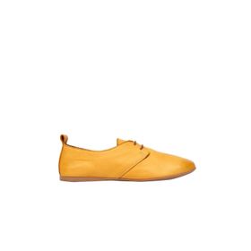 Bueno Shoes 01WJ2123 Sarı Deri Kadın Sandalet