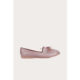 Bueno Shoes 01WL1237 Gri Deri Kadın Düz Babet