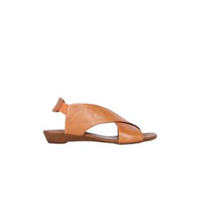 Bueno Shoes 01wl2408 Taba Deri Kadın Düz Sandalet