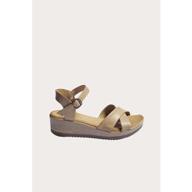 Bueno Shoes 01wl3303 Vizon Deri Kadın Sandalet