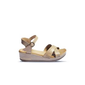 Bueno Shoes 01wl3303 Vizon Deri Kadın Sandalet