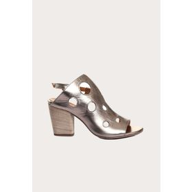 Bueno Shoes 01wl3704 Vizon Deri Kadın Topuklu Sandalet