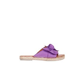 Bueno Shoes 01WL4605 Lila Deri Kadın Espadril Terlik