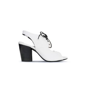 Bueno Shoes 01WN0100 Beyaz Deri Kadın Sandalet