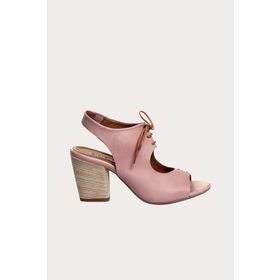 Bueno Shoes 01WN0100 Gül Kurusu Deri Kadın Topuklu Sandalet