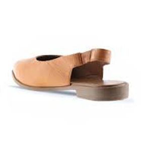 Bueno Shoes 01WN0102 Taba Deri Kadın Düz Sandalet