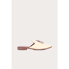 Bueno Shoes 01WN0111 Sarı Vizon Deri Kadın Sandalet
