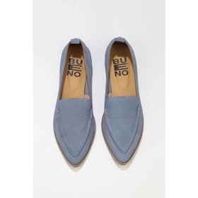 Bueno Shoes 01WN0128 Mavi Kadın Düz Babet