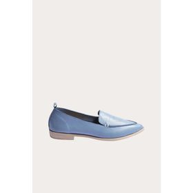 Bueno Shoes 01WN0128 Mavi Kadın Düz Babet