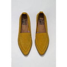 Bueno Shoes 01WN0128 Sarı Süet Kadın Düz Babet