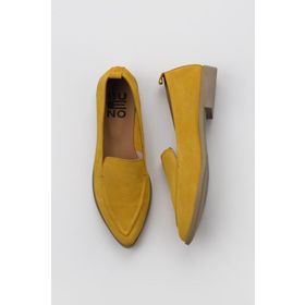 Bueno Shoes 01WN0128 Sarı Süet Kadın Düz Babet