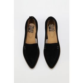 Bueno Shoes 01WN0128 Siyah Deri Kadın Sandalet