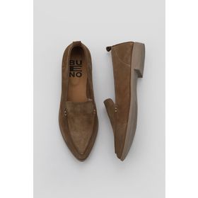 Bueno Shoes 01WN0128 Taba Süet Kadın Düz Babet
