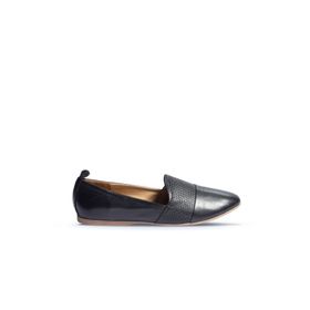 Bueno Shoes 01WN0700 Siyah Deri Kadın Sandalet