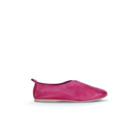 Bueno Shoes 01WN0702 Fuşya Deri Kadın Babet