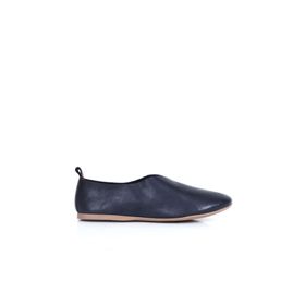 Bueno Shoes 01WN0702 Siyah Deri Kadın Babet
