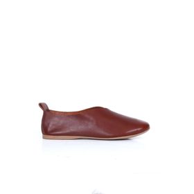 Bueno Shoes 01WN0702 Taba Deri Kadın Düz Babet