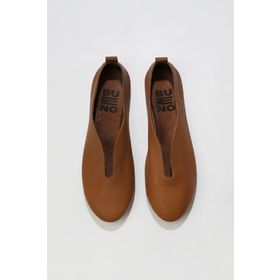 Bueno Shoes 01WN0710 Sarı Deri Kadın Düz Babet