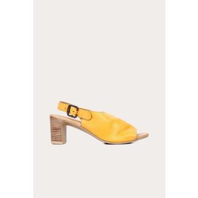 Bueno Shoes 01WN1513 Beyaz Deri Kadın Topuklu Sandalet