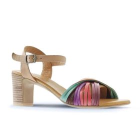 Bueno Shoes 01WN1520 Multi M10 Deri Kadın Topuklu Sandalet