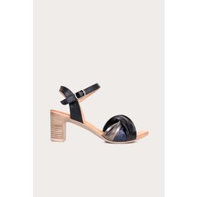 Bueno Shoes 01WN1520 Pudra Multi Deri Kadın Topuklu Sandalet