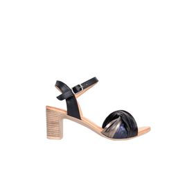 Bueno Shoes 01WN1520 Pudra Multi Deri Kadın Topuklu Sandalet