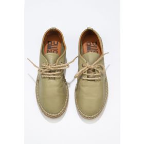 Bueno Shoes 01WN1617 Haki Deri Kadın Sandalet