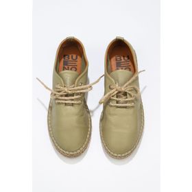 Bueno Shoes 01WN1617 Haki Deri Kadın Sandalet