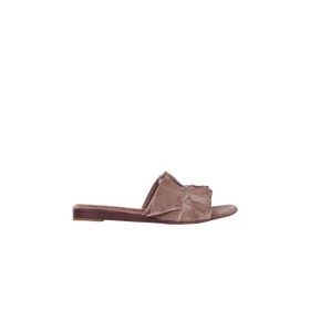 Bueno Shoes 01WN1908 Vizon Süet Kadın Düz Terlik