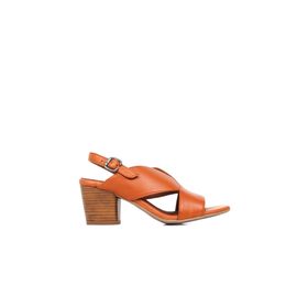 Bueno Shoes 01WN2603 Taba Deri Kadın Sandalet