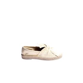 Bueno Shoes 01WN3100 Altın Deri Kadın Espadril Ayakkabı