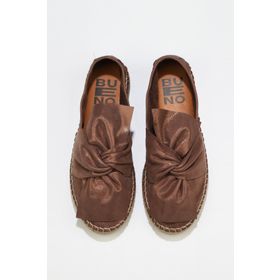 Bueno Shoes 01WN3100 Kahverengi Simli Deri Kadın Sandalet