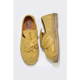 Bueno Shoes 01WN3100 Sarı Simli Deri Kadın Sandalet