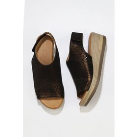 Bueno Shoes 01WN3200 Siyah Deri Kadın Sandalet