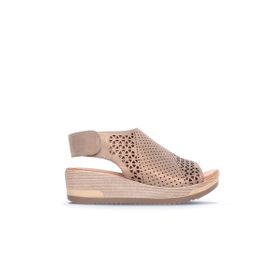 Bueno Shoes 01WN3200 Vizon Deri Kadın Sandalet