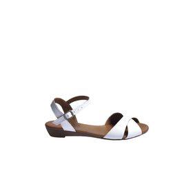 Bueno Shoes 01WN3808 Beyaz Deri Kadın Sandalet