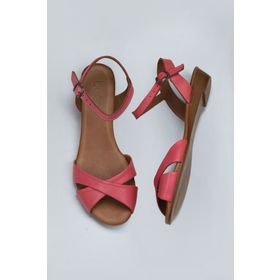 Bueno Shoes 01WN3808 Fuşya Deri Kadın Sandalet