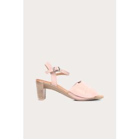 Bueno Shoes 01WN4000 Pudra Deri Kadın Topuklu Sandalet