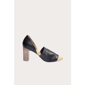 Bueno Shoes 01WN4306 Siyah Deri Kadın Sandalet